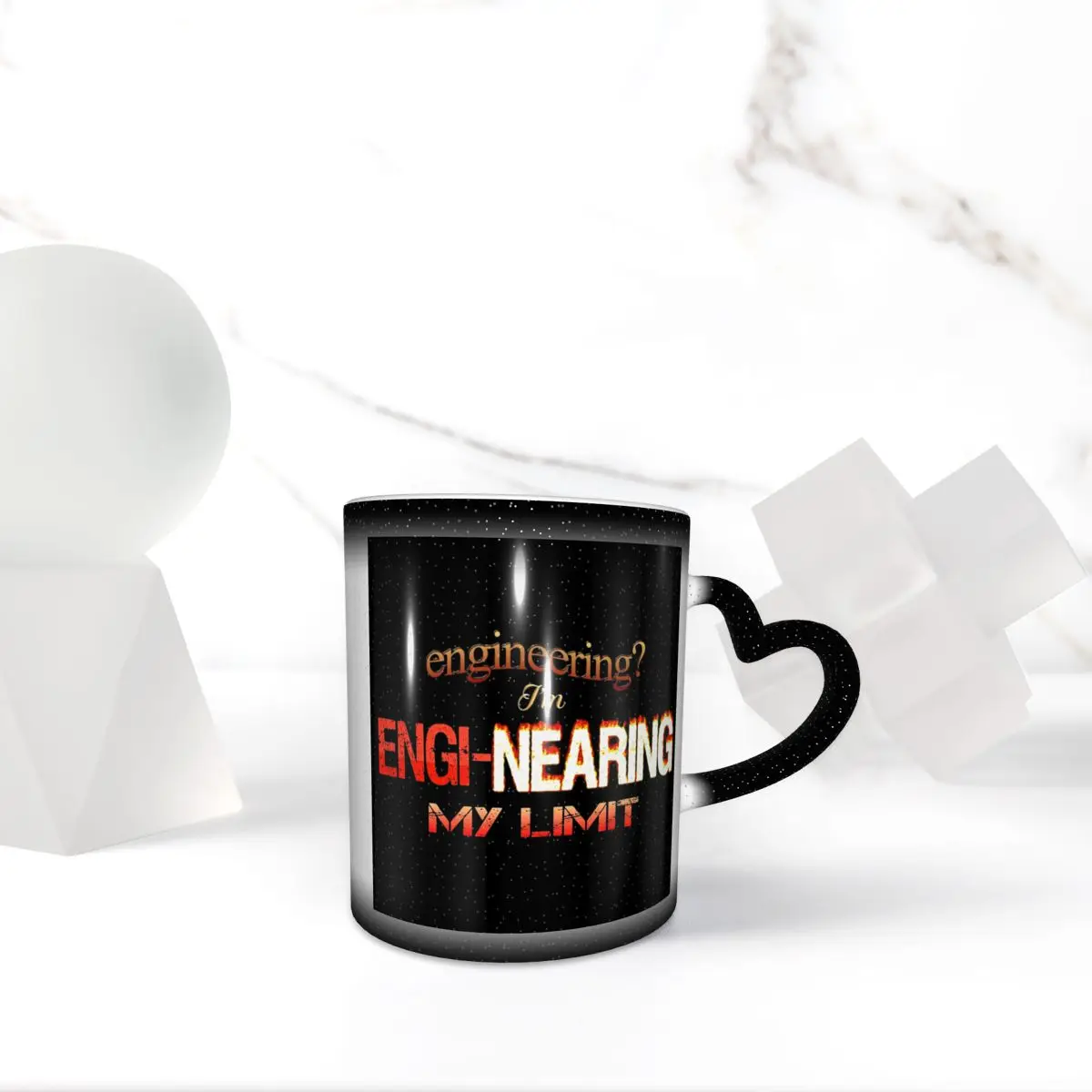 Coffee Tea Near - エンジニアリング「I'm Engi-nearing My Limit」エンジニアの言葉遊びマグカップ 面白いセラミックコーヒーカップ ティーカップ