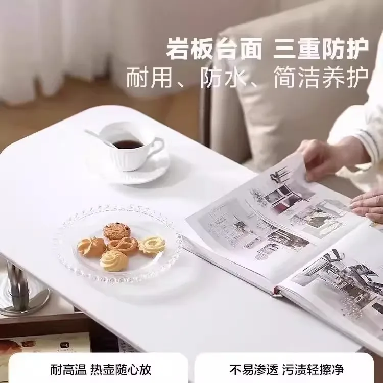 Coffee & Tea Garden Lincoln Menu - b11-7.2 ソファ、小さなティーテーブル、軽量高級コーナー、小さなアパート、可動式昇降コーヒーテーブル、家庭用トロリー