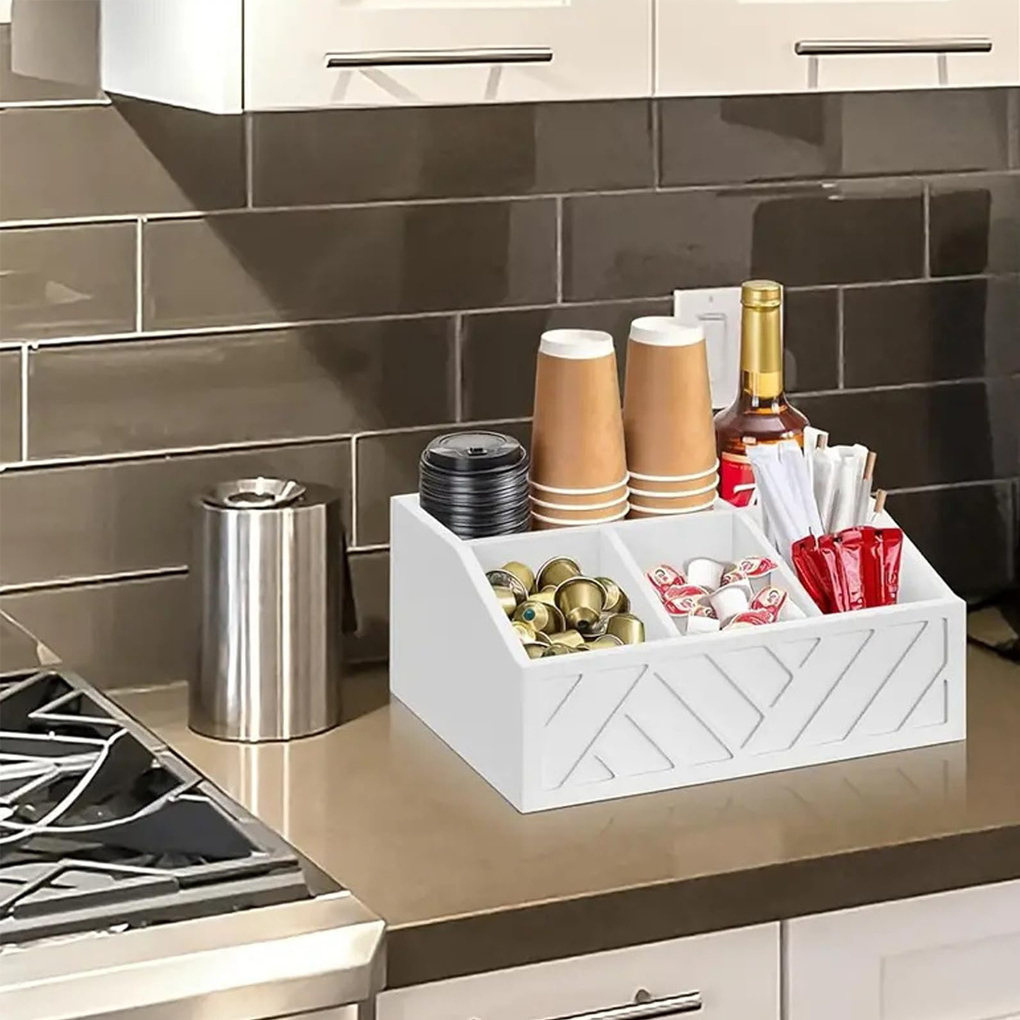 コーヒーバッグ収納ボックス木製ティーバッグ収納パーティション - Coffee Tea Paper Cups のレビューと価格