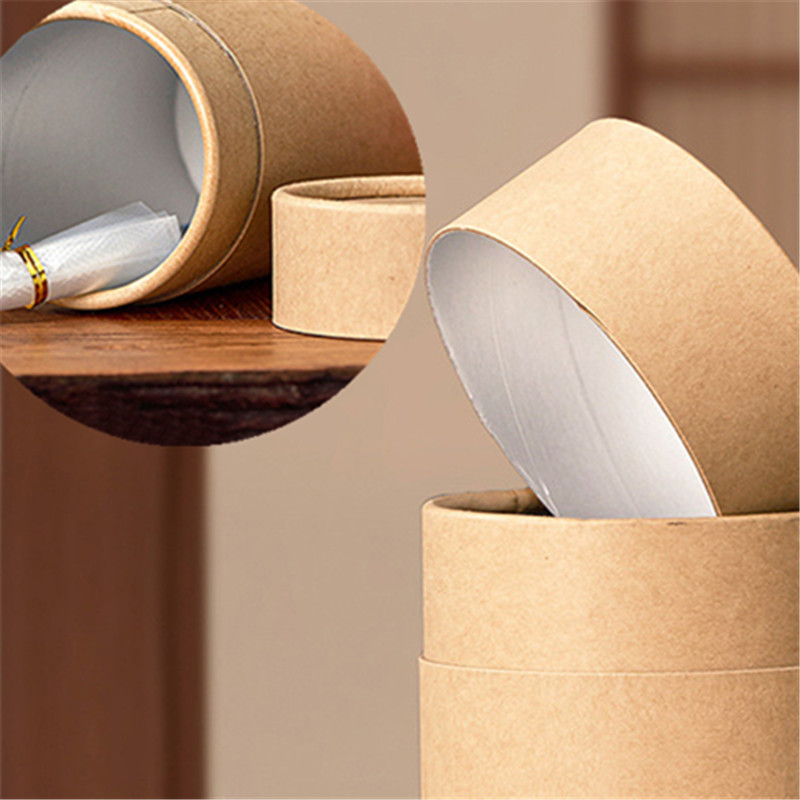 1 個新しいクラフト板紙チューブラウンドエッセンシャルオイル - Coffee Tea Gift のレビューと価格