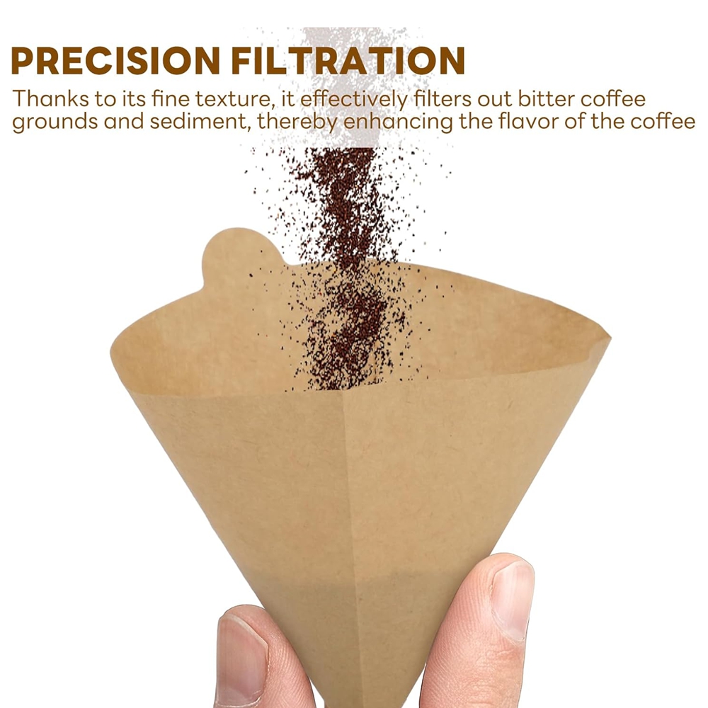 コーヒーフィルター 200枚入り コーン型コーヒーフィルター - Coffee Tea Paper Cups のレビューと価格