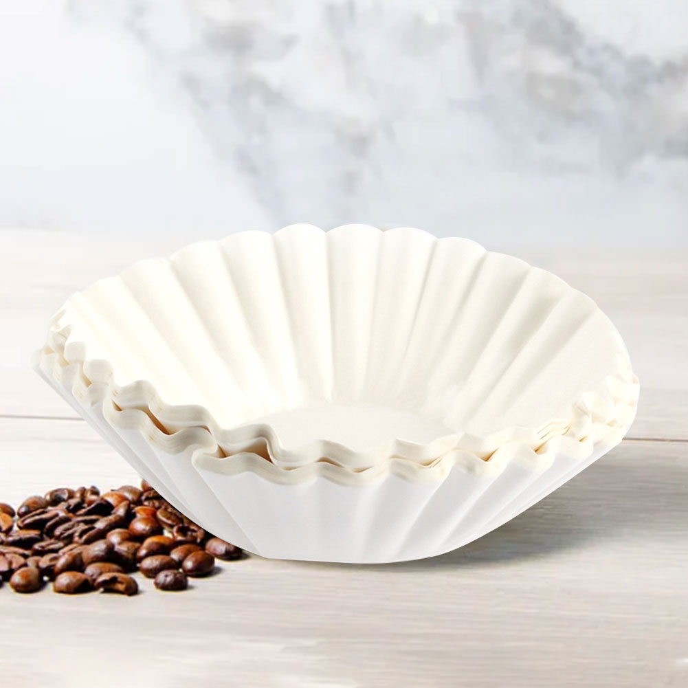 50/100 個バスケットコーヒーフィルター交換用ホワイトコ - Coffee Tea Paper Cups のレビューと価格