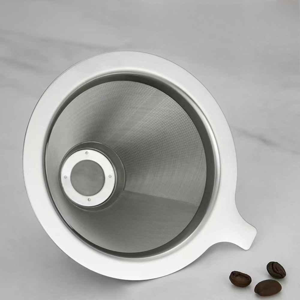 紙を使わない大型再利用可能なコーヒーフィルターストレーナー - Coffee & Tea Garden Lincoln Menu のレビューと価格