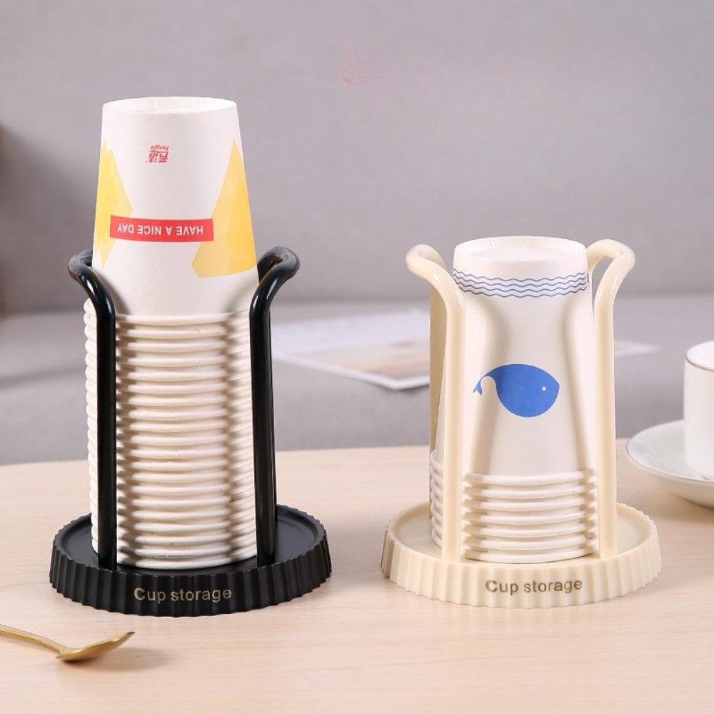使い捨てカップホルダーデスクトップ紙コップオーガナイザークリ - Coffee Tea Paper Cups のレビューと価格