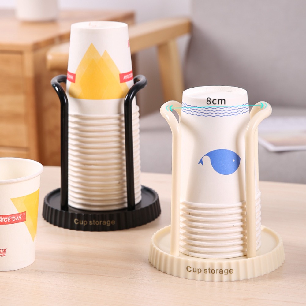 使い捨てカップホルダーデスクトップ紙コップオーガナイザークリ - Coffee Tea Paper Cups のレビューと価格