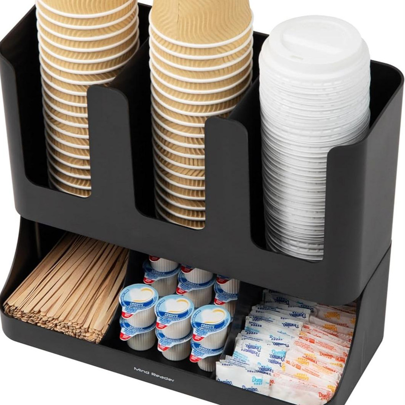 紙カップ収納ボックス、家庭用黒色包装カップホルダー、コーヒー - Wallpaper Coffee And Tea のレビューと価格