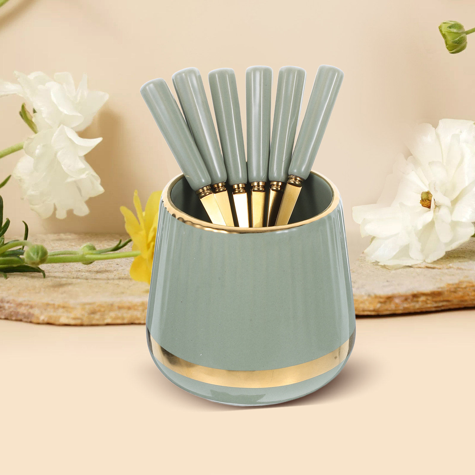 7個入りコーヒースプーンセット ミニデザートスプーン ステン - Coffee Tea Sugar Set のレビューと価格