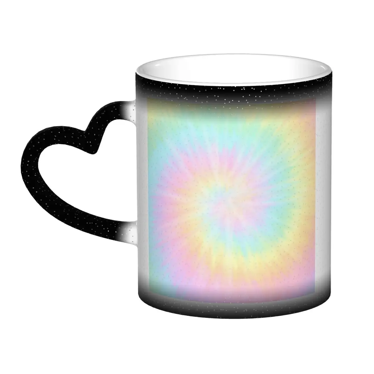 タイダイパステル壁紙マグカップ面白いセラミックコーヒーカップ - Wallpaper Coffee And Tea のレビューと価格