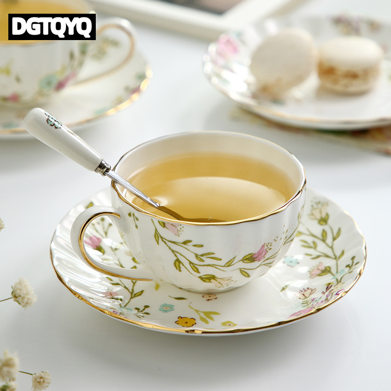 2個セット ヴィンテージ風 花柄 セラミックコーヒーカップ＆ - Coffee Tea Sugar Set のレビューと価格