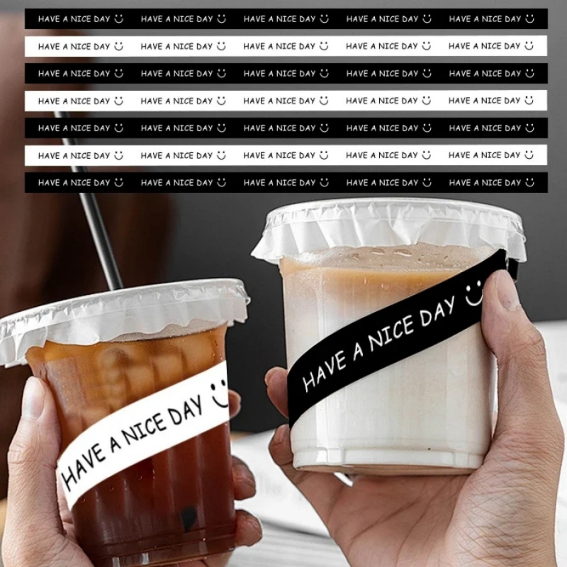 100枚入り「Have a Nice Day」スマイルフェイ - Coffee Tea Paper Cups のレビューと価格