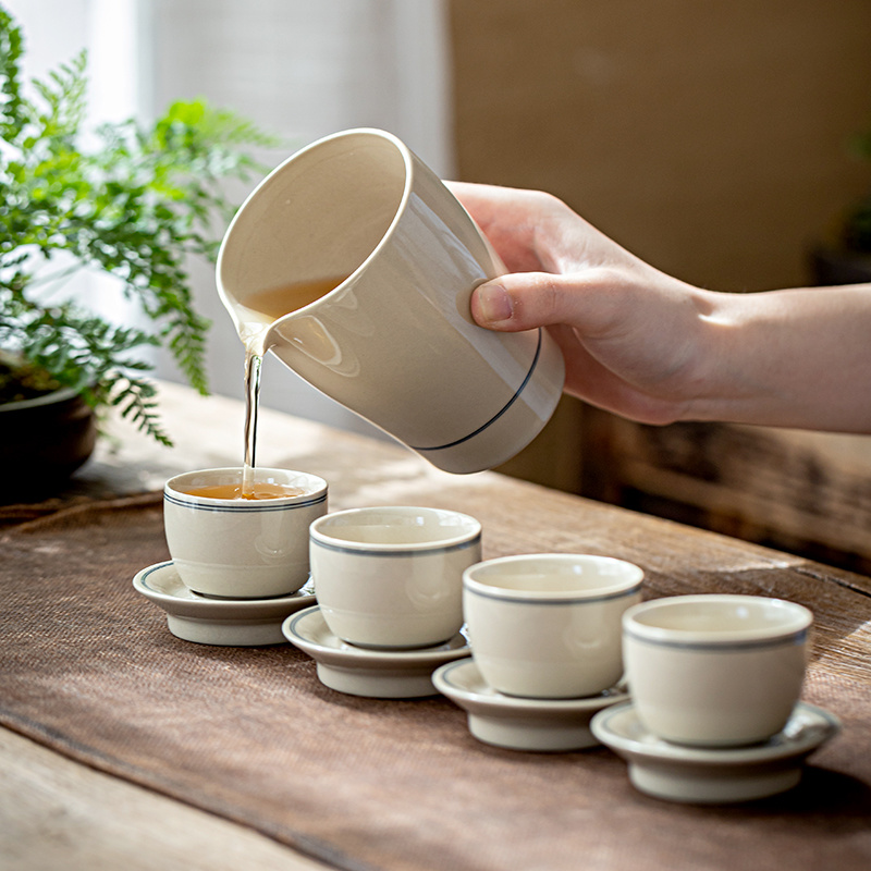 Chanshova-中国のミニマリストスタイルのセラミックテ - Coffee Tea Sugar Set のレビューと価格