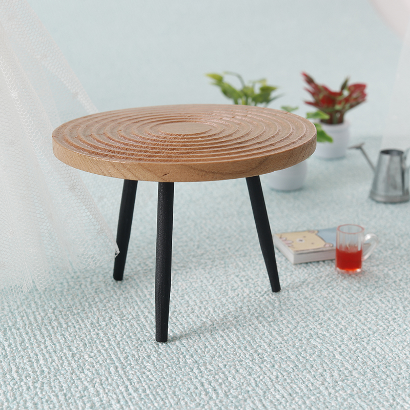 1:12 ドールハウスミニチュアラウンドテーブルティーテーブ - Coffee Tea のレビューと価格