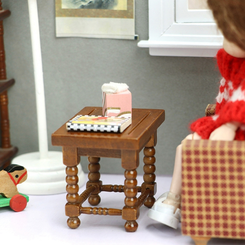 1:12 ドールハウスミニチュアラウンドテーブルティーテーブ - Coffee Tea のレビューと価格