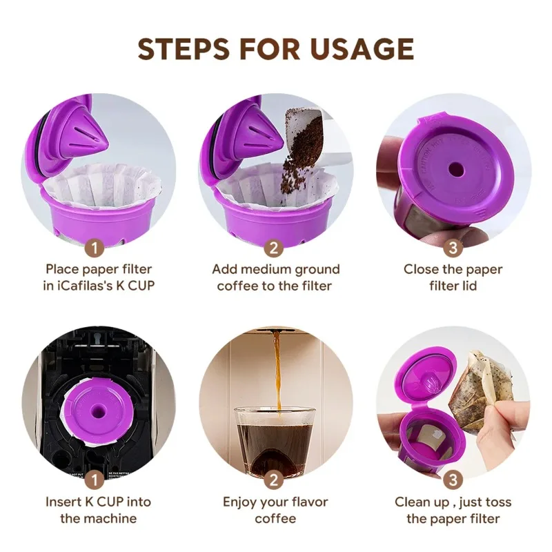 使い捨て紙製コーヒーフィルター、交換用コーヒーマシンKカップ - Coffee Tea Paper Cups のレビューと価格