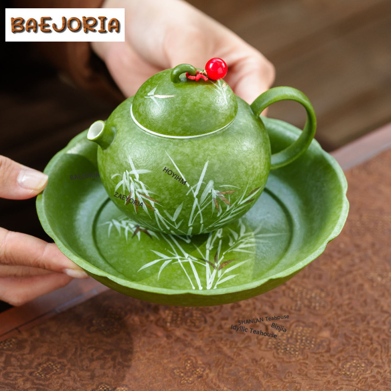 BAEJORIA 手描き竹製ポットホルダー、茶杯用防熱マット - Bamboo Tea Tray のレビューと価格
