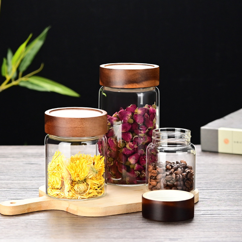 コーヒー豆保存容器チューブディスプレイラックティーボトルガラ - Coffee Tea Gift のレビューと価格