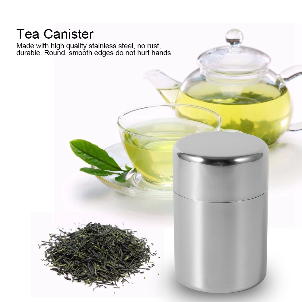 ステンレス製のお茶の葉のキャニスター,野菜や紅茶用の容器,砂 - Coffee Tea Sugar Set のレビューと価格