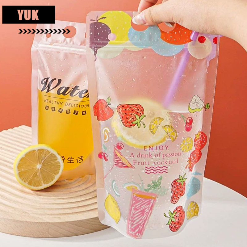 ジュース、コーヒー、ミルクティー用の透明飲料包装袋のカスタム - Coffee Tea のレビューと価格