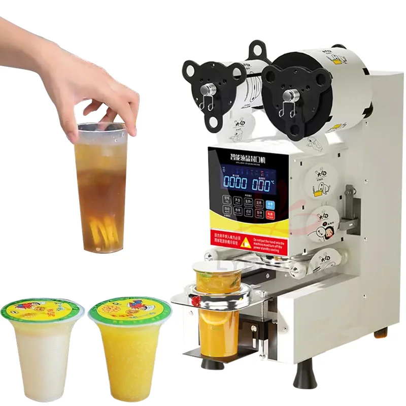 LYプラスチック製紙コップシーリングマシン、ミルクティー、コ - Coffee Tea Paper Cups のレビューと価格