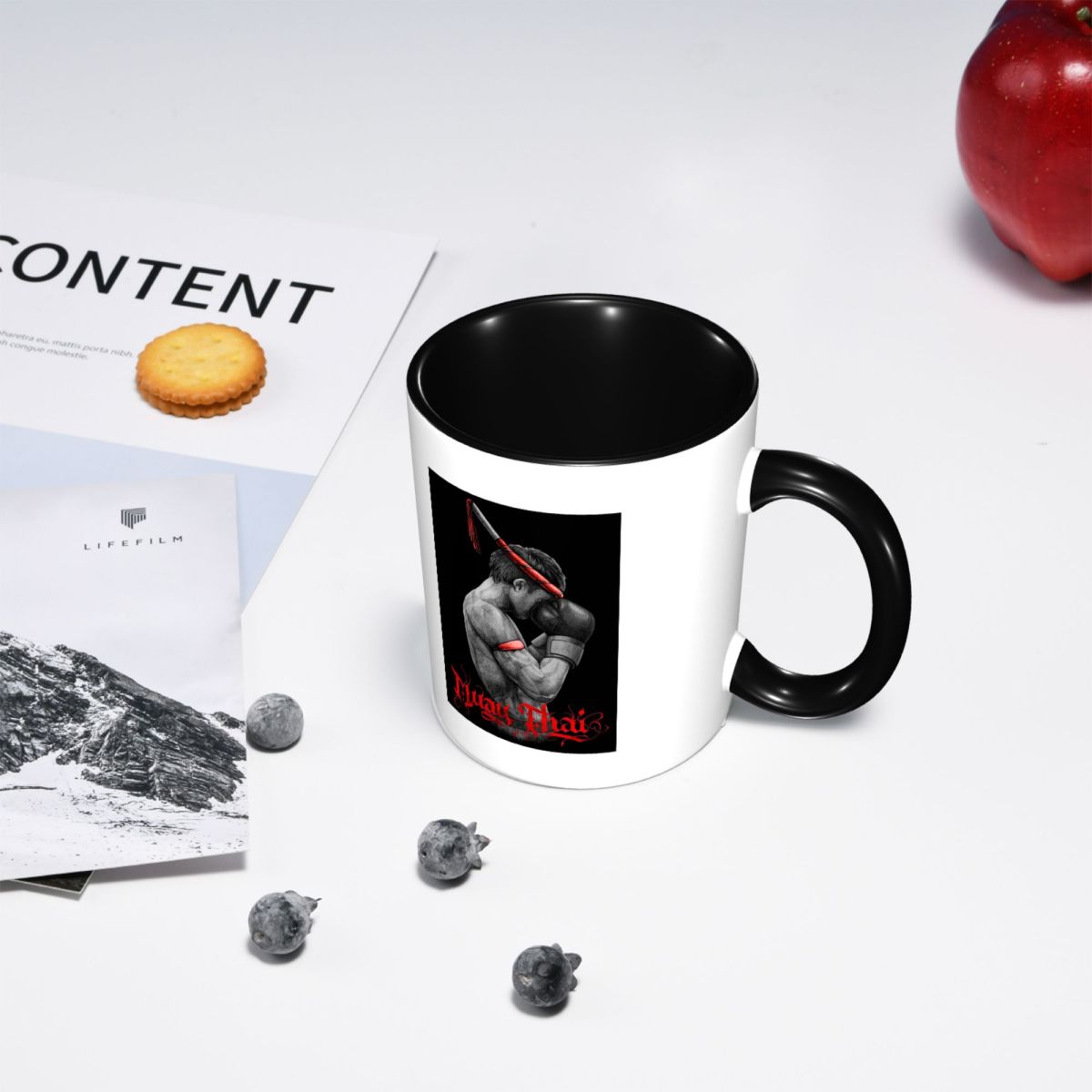 ムエタイボクシングファイターマグ面白いセラミックコーヒーカッ - Coffee Tea Thai のレビューと価格