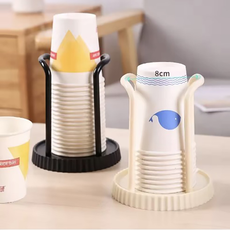 ミニマリストデザインの紙コップホルダー、家庭用使い捨てカップ - Coffee Tea Paper Cups のレビューと価格