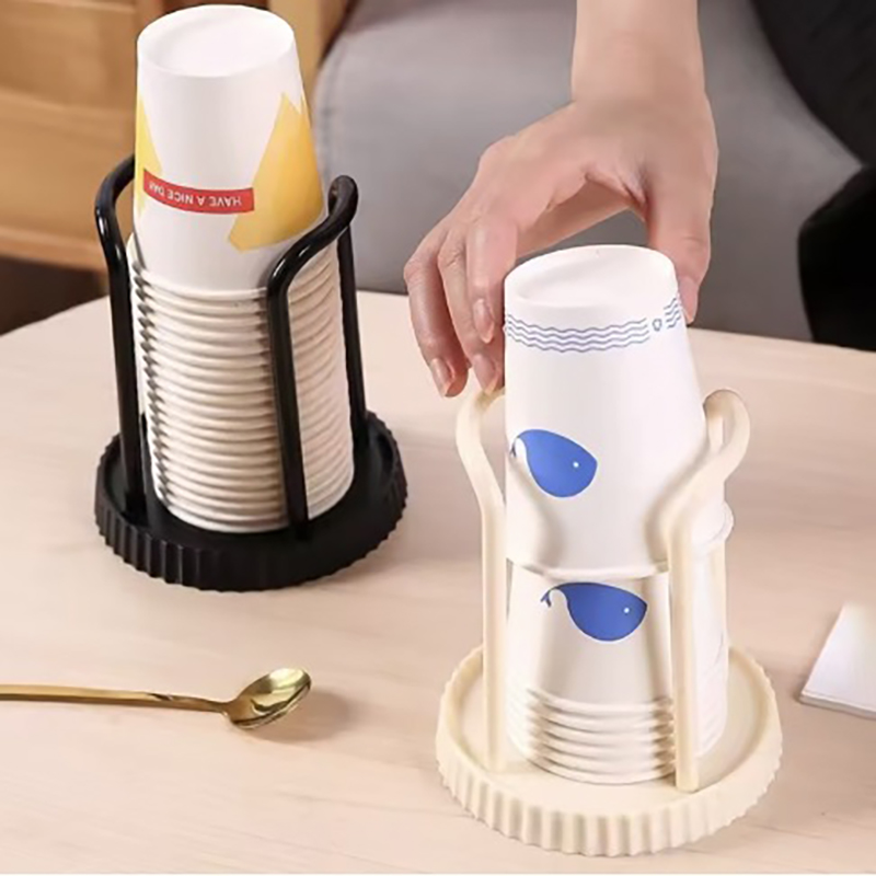 ミニマリストデザインの紙コップホルダー、家庭用使い捨てカップ - Coffee Tea Paper Cups のレビューと価格
