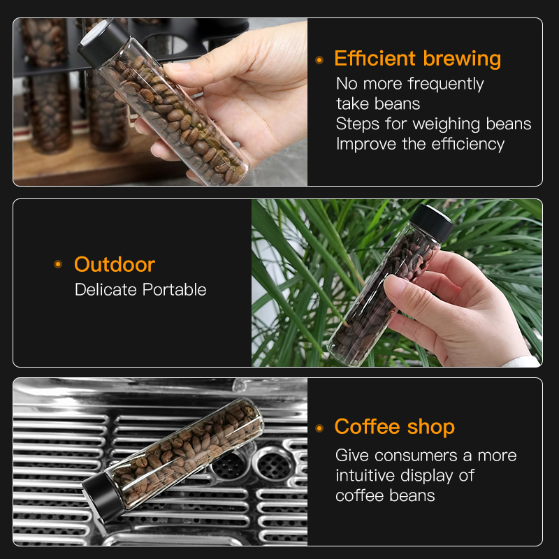 AliKisscafe コーヒー豆収納容器ディスプレイラック - Coffee Tea Sugar Set のレビューと価格