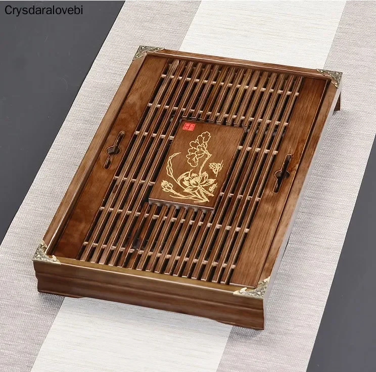 茶器セット、竹製茶盆、メラミン茶台、水受け付き茶器セット、中 - Bamboo Tea Tray のレビューと価格