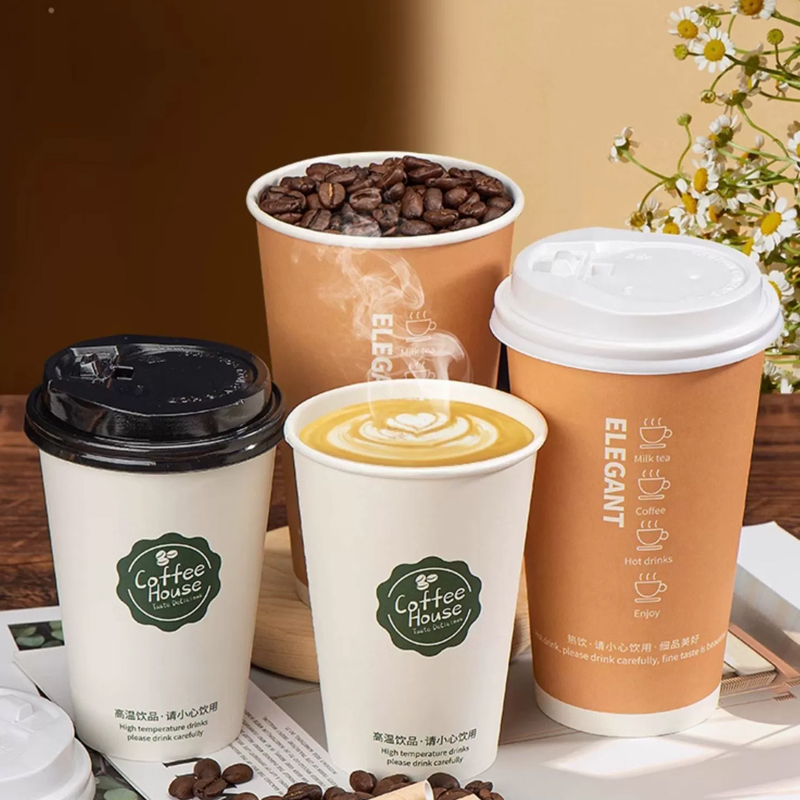 使い捨ての紙コップ,ファーストフード,牛乳,コーヒー,ホット - Coffee Tea Paper Cups のレビューと価格