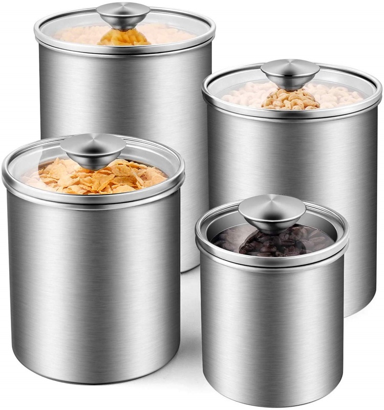 食品保存容器 茶葉 コーヒー 砂糖 小麦粉 密閉 キッチン  - Coffee Tea Sugar Set のレビューと価格