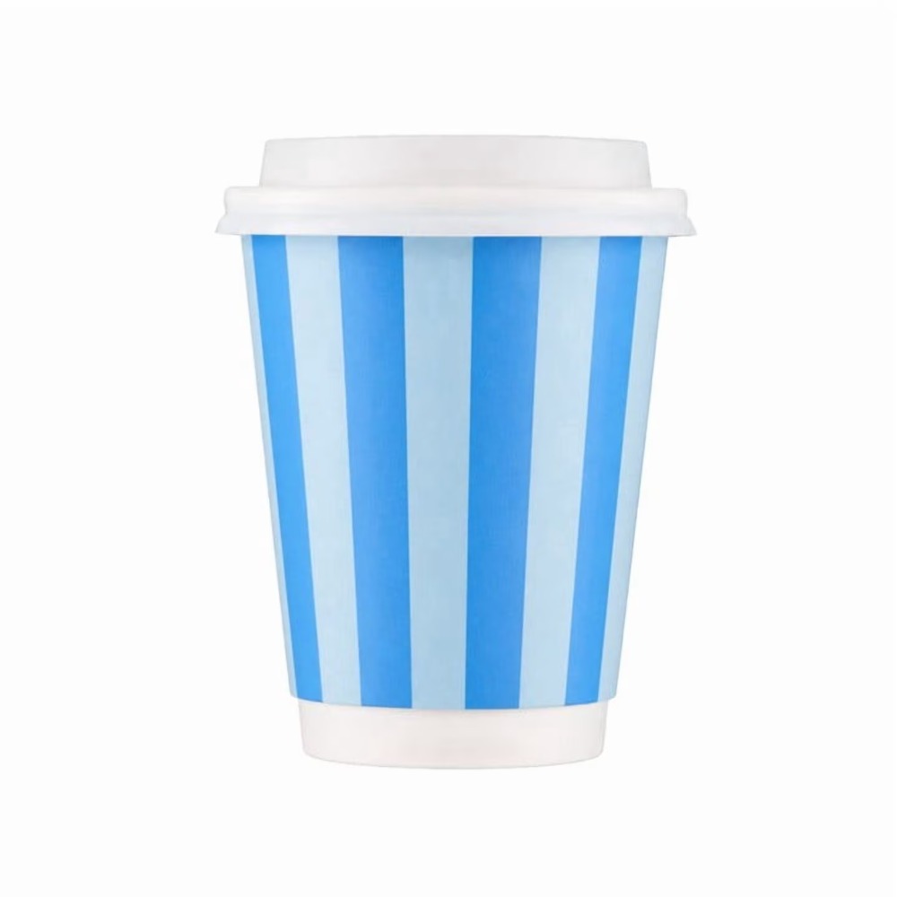 12オンス断熱ホットカップ（蓋付き）、40個入り使い捨てホッ - Wallpaper Coffee And Tea のレビューと価格