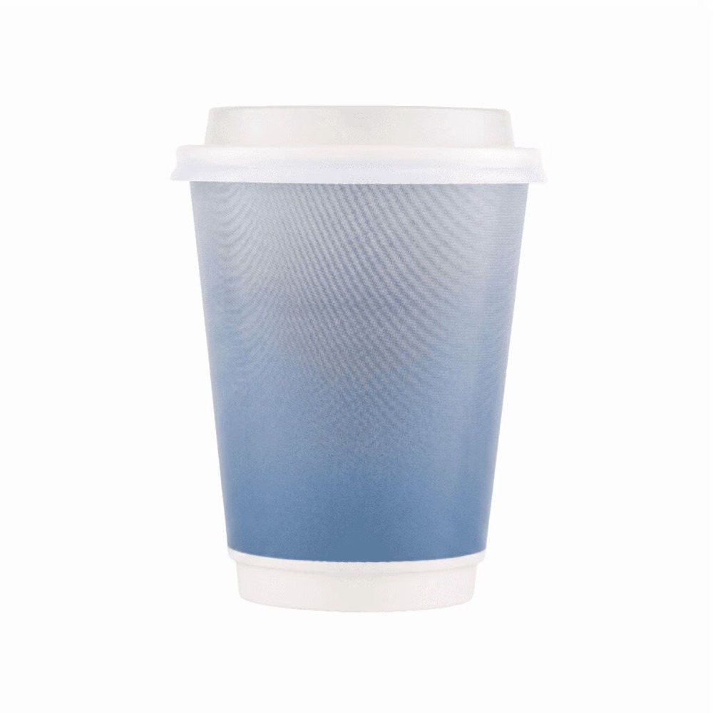 12オンス断熱ホットカップ（蓋付き）、40個入り使い捨てホッ - Wallpaper Coffee And Tea のレビューと価格