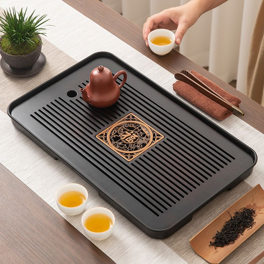 二重目的竹製茶盆 水切り付き 水切りフィルター付き 茶道具入 - Bamboo Tea Tray のレビューと価格