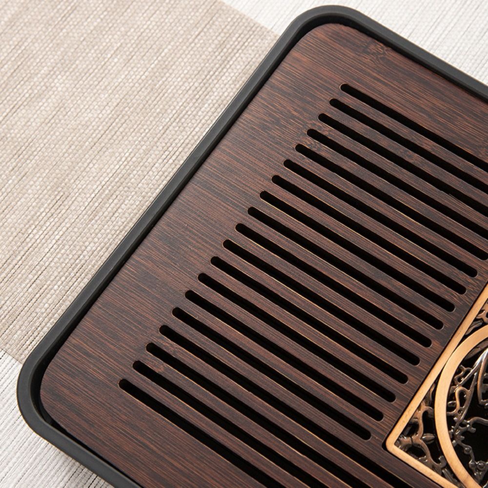 二重目的竹製茶盆 水切り付き 水切りフィルター付き 茶道具入 - Bamboo Tea Tray のレビューと価格