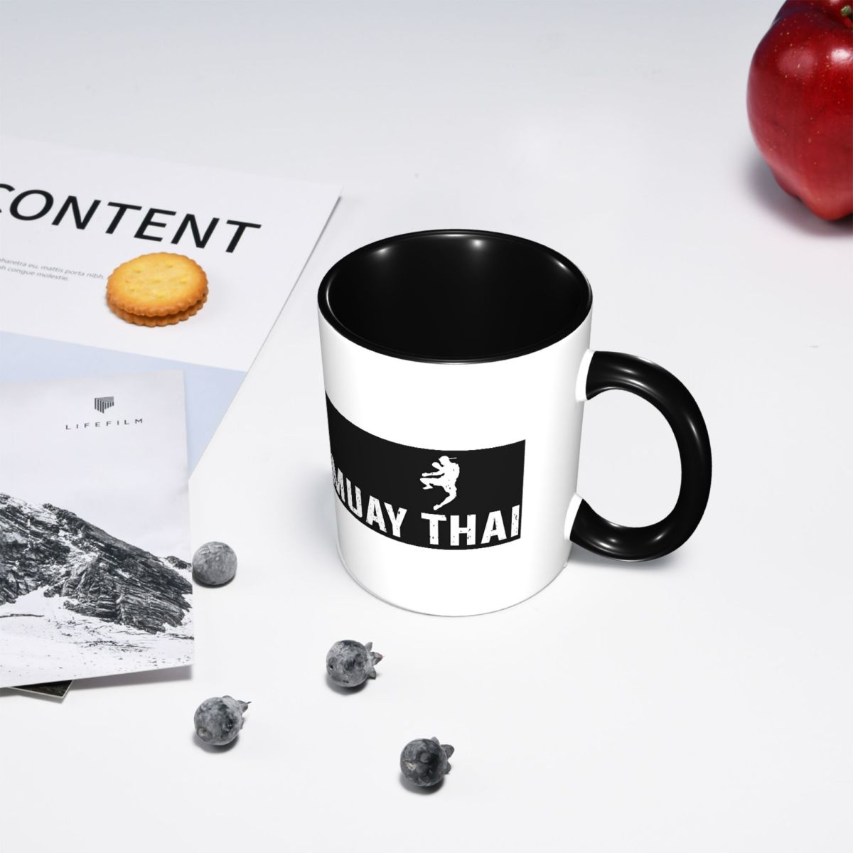 ムエタイグローブ タイ ボクシング ファイターカレッジ マグ - Coffee Tea Thai のレビューと価格