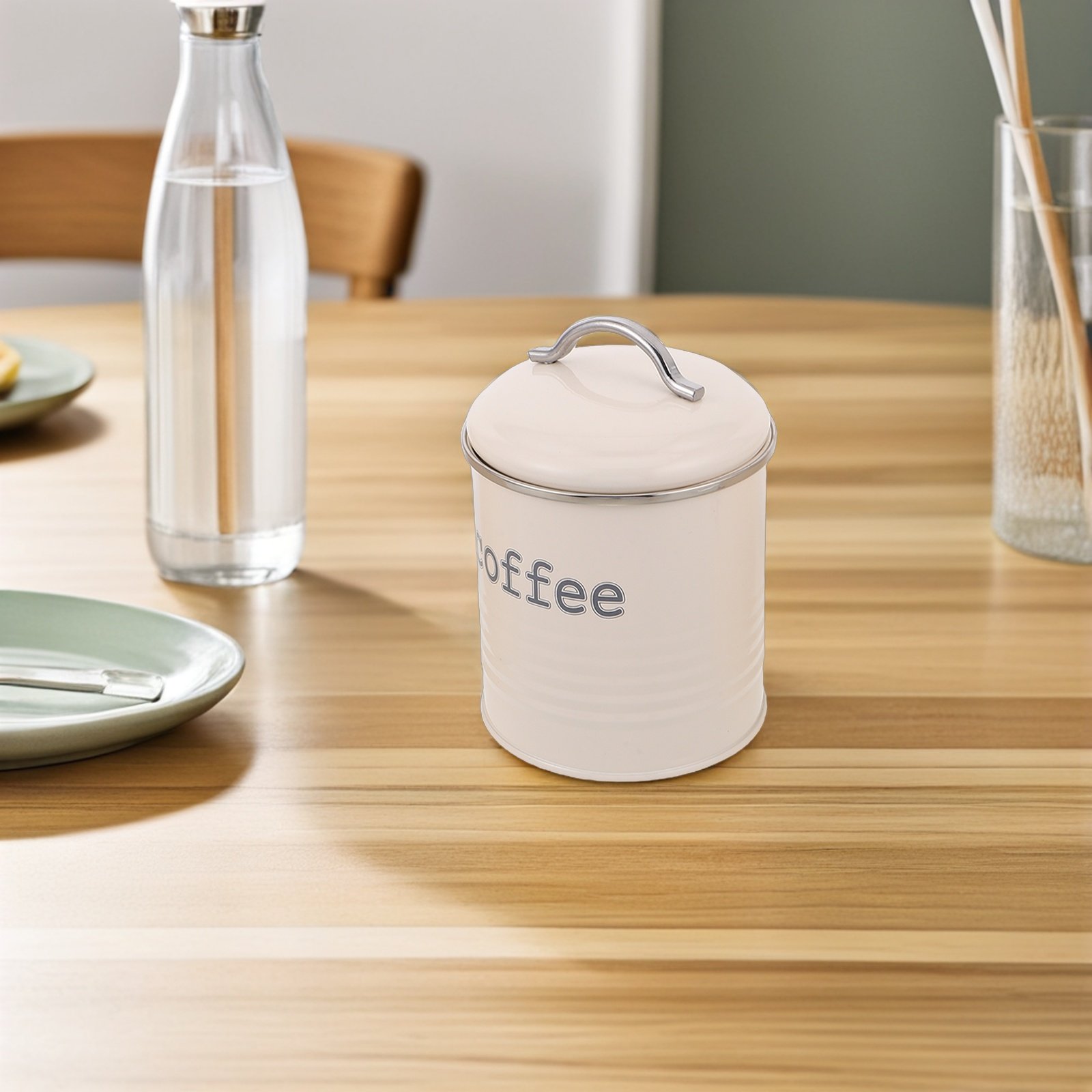 3個セット 密閉コーヒー豆容器セット 気密茶葉砂糖キャニスタ - Coffee Tea Sugar Set のレビューと価格