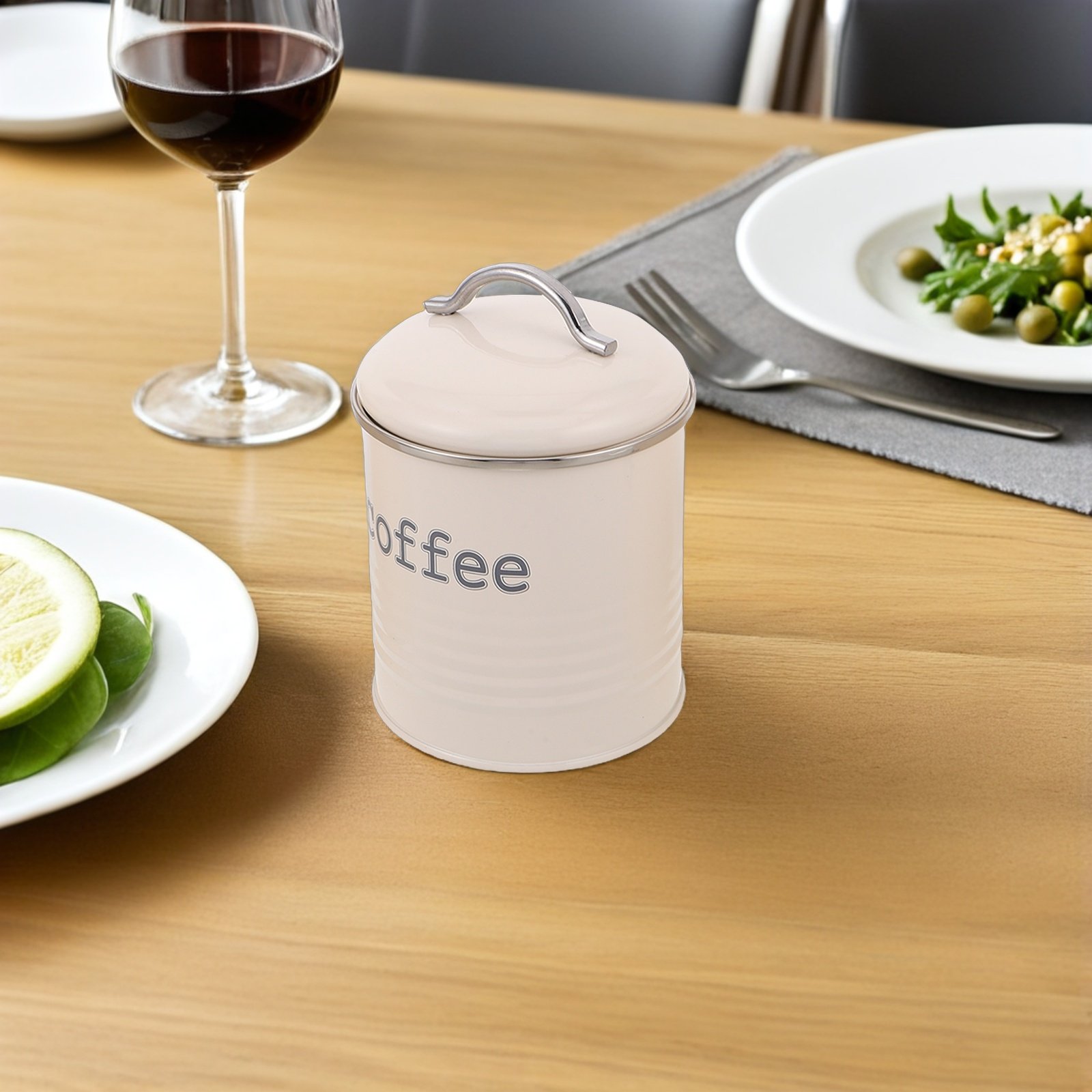 3個セット 密閉コーヒー豆容器セット 気密茶葉砂糖キャニスタ - Coffee Tea Sugar Set のレビューと価格