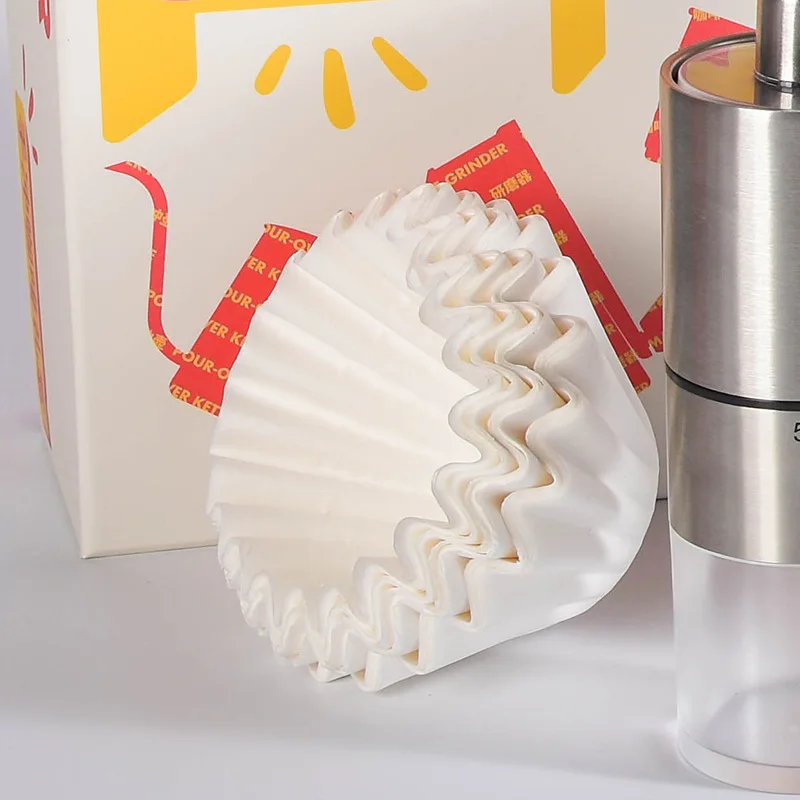 50/100 個手淹れコーヒーフィルター、ケーキ形状フィルタ - Coffee Tea Paper Cups のレビューと価格