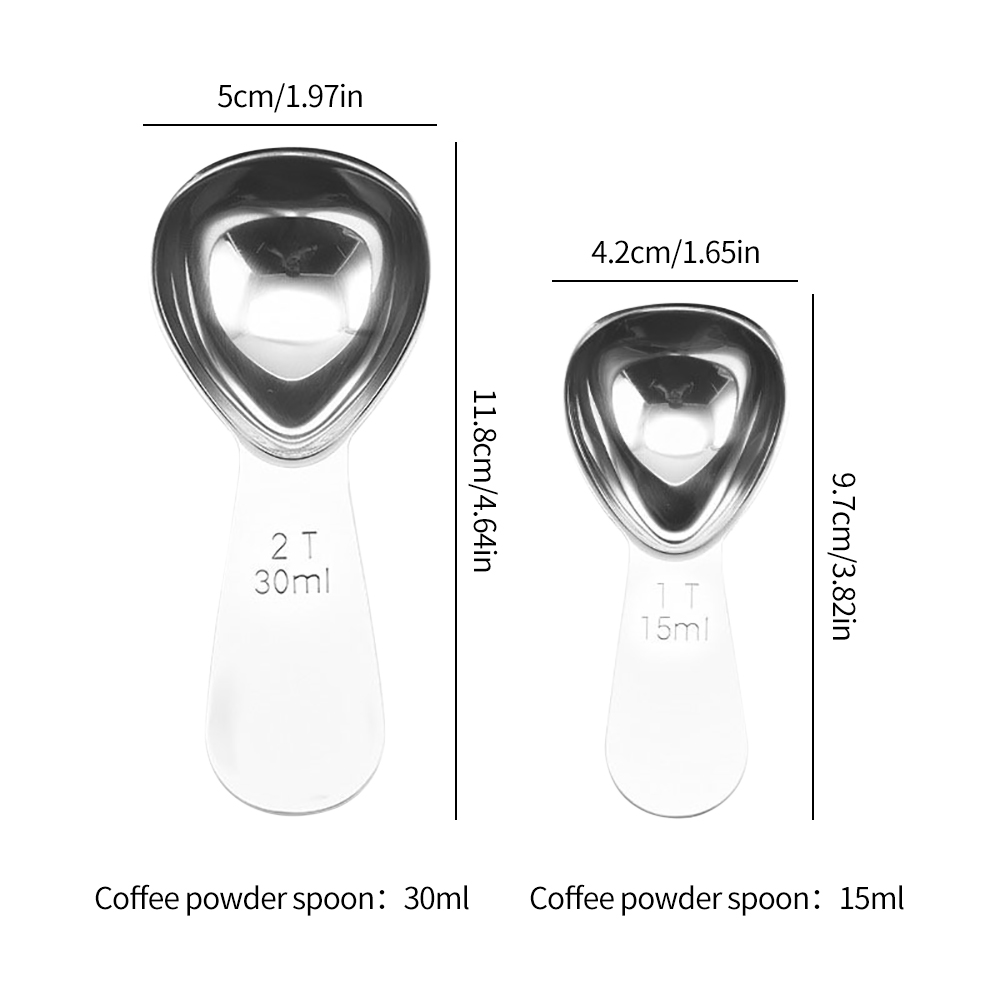 15 ミリリットル/30 ミリリットルステンレス鋼コーヒース - Coffee Tea Sugar Set のレビューと価格